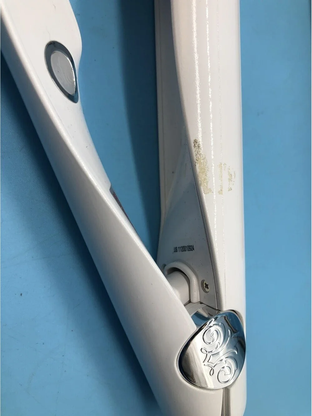 Tyme Pro Straightener & Curler White Titanium Hair Styling Tool Women Salon